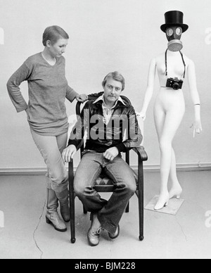 Fotograf, Milieu-Porträt, Ost-Deutschland, Europa, ca. 1986 Stockfoto