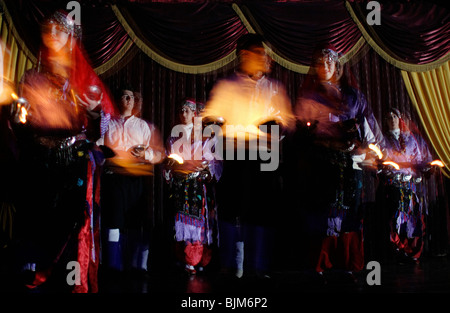 Folklore-Abend im Sarapsa Han, Alanya, Türkei Stockfoto