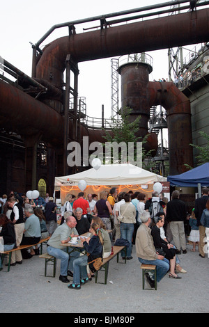 ExtraSchicht-Festival im Freizeitpark in Nord Duisburg, Duisburg, Deutschland Stockfoto