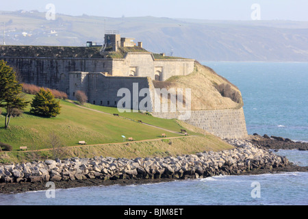 Nothe Fort ist eine Festung in Weymouth, Dorset, England. Stockfoto