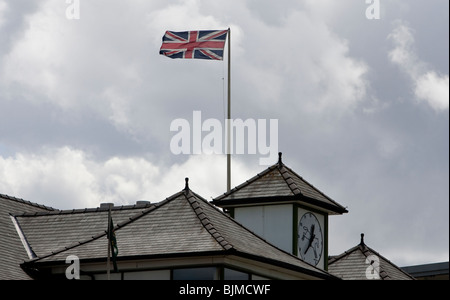 Aintree A Jockey Club Race Course The Home Grand National Kirchturmspitze zu jagen Stockfoto