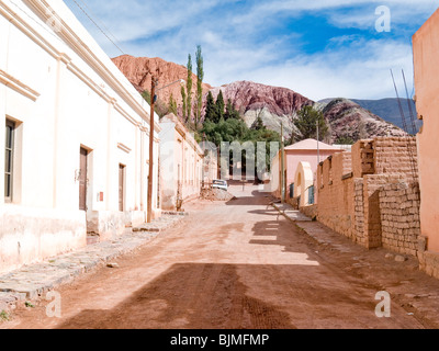 Purmamarca Dorf in der Provinz Jujuy, Argentinien Stockfoto