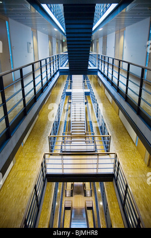 Treppenhaus in das deutsche Parlament bauen, Berlin, Deutschland Stockfoto