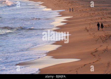 Strand bei Sonnenuntergang, Barbate, Spanien Stockfoto