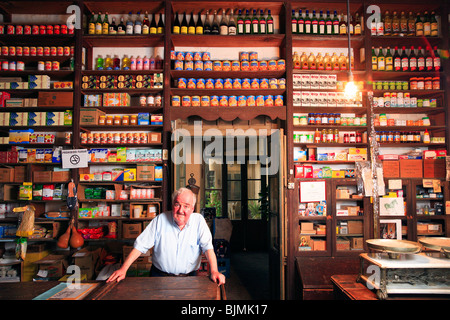 Alten Gemischtwarenladen und Bar ("Pulperia") "Los Principios". San Antonio de Areco, Buenos Aires, Argentinien Stockfoto