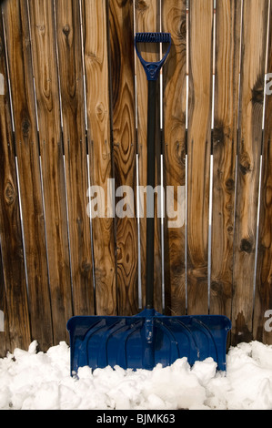 Schneeschaufel Stockfoto
