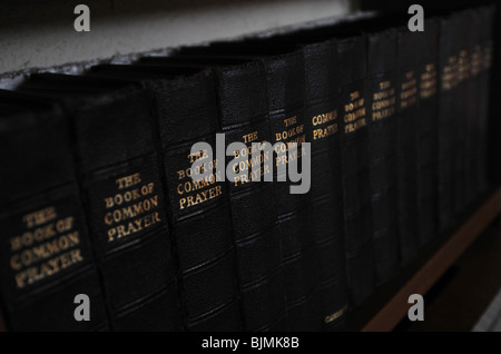 Das Book Of Common Prayer, Gebetbücher Stockfoto