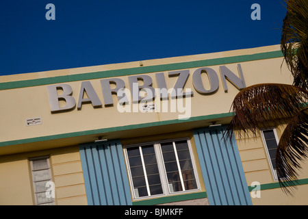 Das Hotel Barbizon 530 Ocean Drive, Miami Beach, Florida, USA Stockfoto