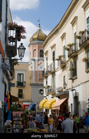 Italien, Kampanien, Golf von Neapel, Insel Ischia, Forio, Altstadt Stockfoto