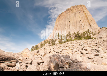 Devils Tower National Monument, Wyoming, USA Stockfoto