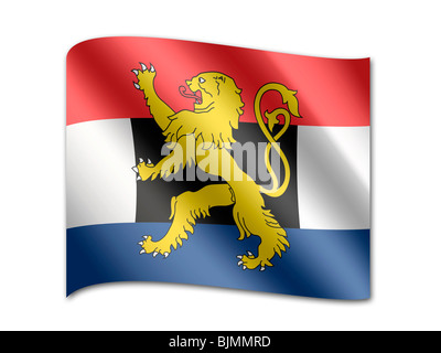 Flagge der Benelux-Staaten Stockfoto