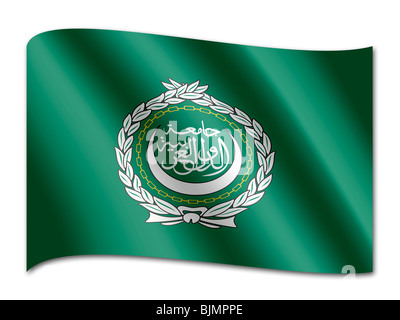 Flagge der arabischen Liga Stockfoto