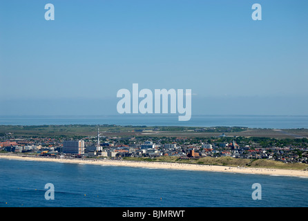 Luftaufnahme, Westerland, Sylt, Nordfriesland, Schleswig-Holstein, Deutschland, Europa Stockfoto