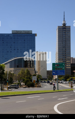 Cape Town International Convention Centre & das Westin Grand Luxushotel auf dem Vorland des Südafrikas "mother City" Stockfoto