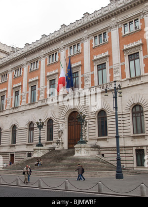 Italienischen Parlamentsgebäude, Plaza del Parlamento, Rom, Italien Palazzo Montecitorio Stockfoto