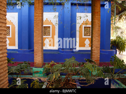 Marrakesch, Marokko, The Majorelle Garten Stockfoto