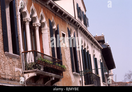 Venedig, März 2008 - die Campo San Polo ist der zweitgrößte öffentliche Platz in Venedig Stockfoto