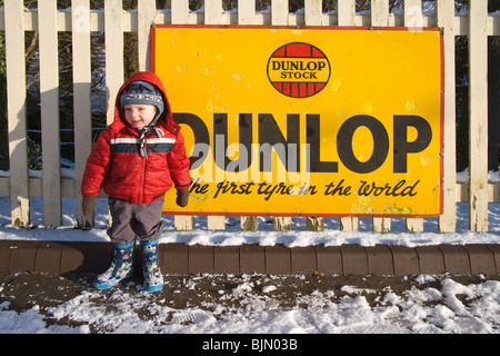 Winter auf der Bluebell Railway in East Sussex Stockfoto