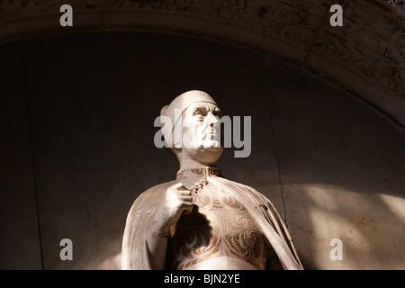 Venedig-Grabmal des Dogen Tomasso Mocenigo, Kirche San Zanipolo Stockfoto