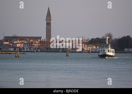 Venedig Wasserbus, Burano Stockfoto