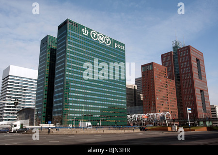 TNT Post zentrale Büroturm im Central Business District in den Haag Niederlande Stockfoto