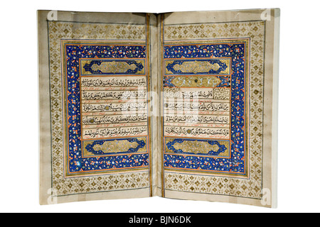 Alten Heiligen islamischen Buch Stockfoto