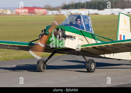 Evans VP-1 Serie 2 Volksplane G-BKFI Rollen am Breighton Flugplatz Stockfoto