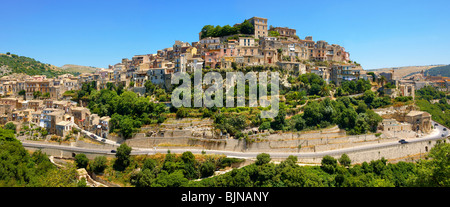Hügel Stadt von Ragusa Ibla, Sizilien Stockfoto