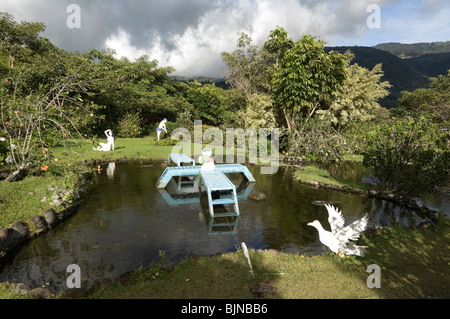 Mi Jardin es Tu Jardin Boquete Chiriqui Provinz Panama Stockfoto