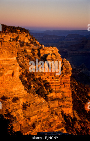 Grand Canyon Arizona bei Sonnenaufgang Stockfoto