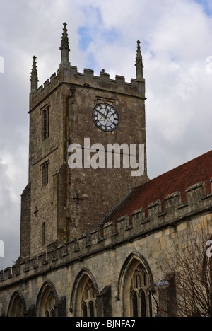 St. Marien Kirche, Marlborough, Wiltshire. Stockfoto