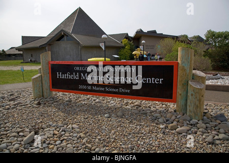 Mark Hatfield Marine Science Center der Oregon State University in Newport, Oregon Stockfoto