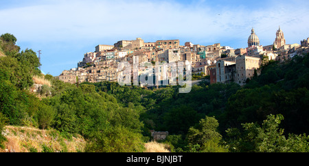 Hügel Stadt von Ragusa Ibla, Sizilien Stockfoto