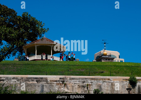 Menschen, die Bewegung im Observatorium Park, Sydney, Australien Stockfoto