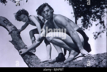 TARZAN FINDET EINEN SOHN! (1939) JOHNNY WEISSMULLER, JOHNNY SHEFFIELD RICHARD THORPE (DIR) 004 Stockfoto