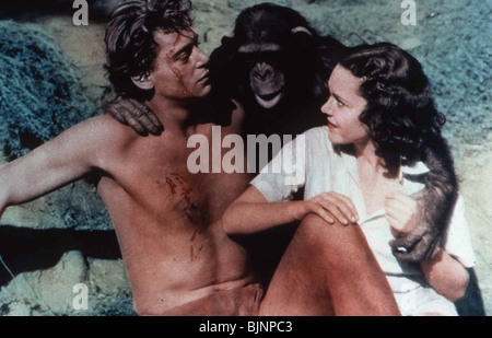 TARZAN DER AFFE MANN (1932) JOHNNY WEISSMÜLLER, MAUREEN O'SULLIVAN W.S VAN DYKE (DIR) 003 Stockfoto