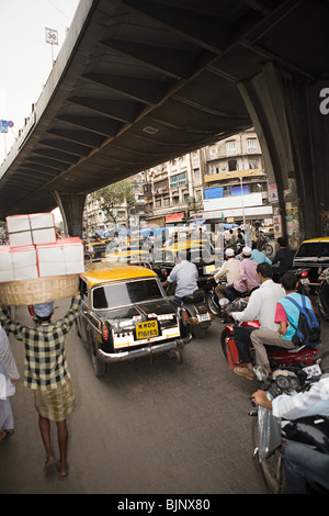 Verkehr in mumbai Stockfoto