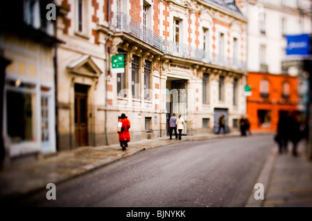Straßenansicht der Europäischen Häusern Stockfoto