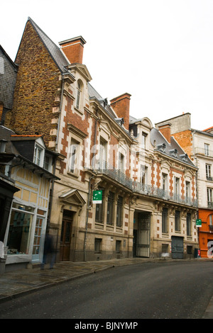 Straßenansicht der Europäischen Häusern Stockfoto