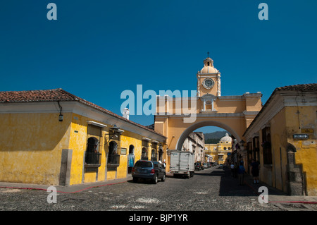 Santa Catalina Arch, Antigua, Guatemala. Stockfoto