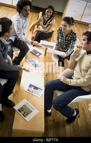 Geschäftsleute arbeiten Stockfoto