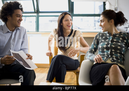 Geschäftsleute arbeiten Stockfoto