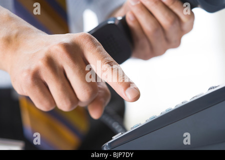 Ein Telefongespräch Stockfoto