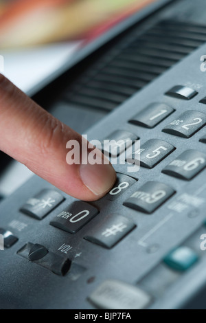 Ein Telefongespräch Stockfoto