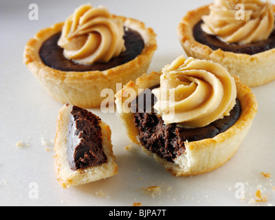 Schokolade Kuchen. Essen Fotos Stockfoto