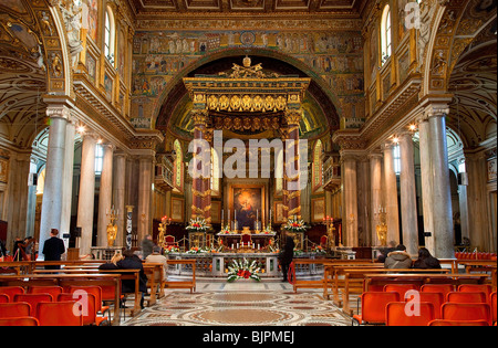 Basilica di Santa Maria Maggiore, Rom Stockfoto
