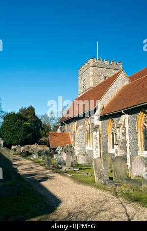 St-Andreas Kirche in Sonning on Thames, Berkshire, Großbritannien Stockfoto