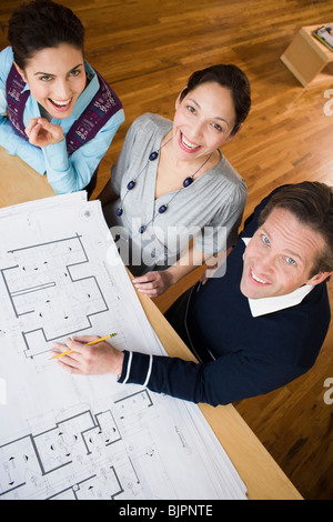 Geschäftsleute arbeiten Stockfoto