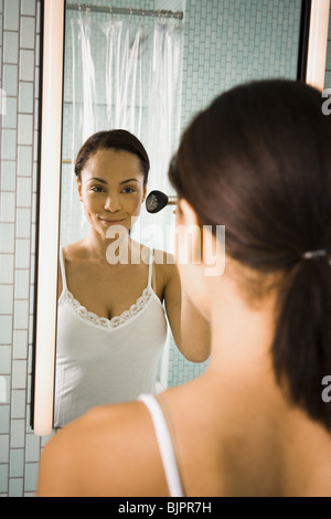 Weiblich, die Pflege selbst Stockfoto