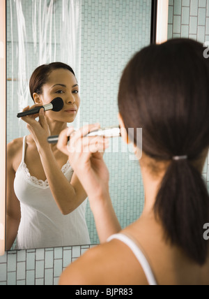 Weiblich, die Pflege selbst Stockfoto